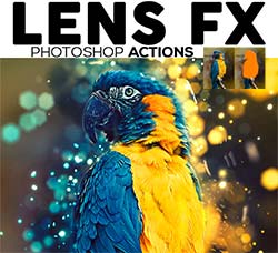 极品PS动作－散景光圈(第二版)：Lens FX Photoshop Action